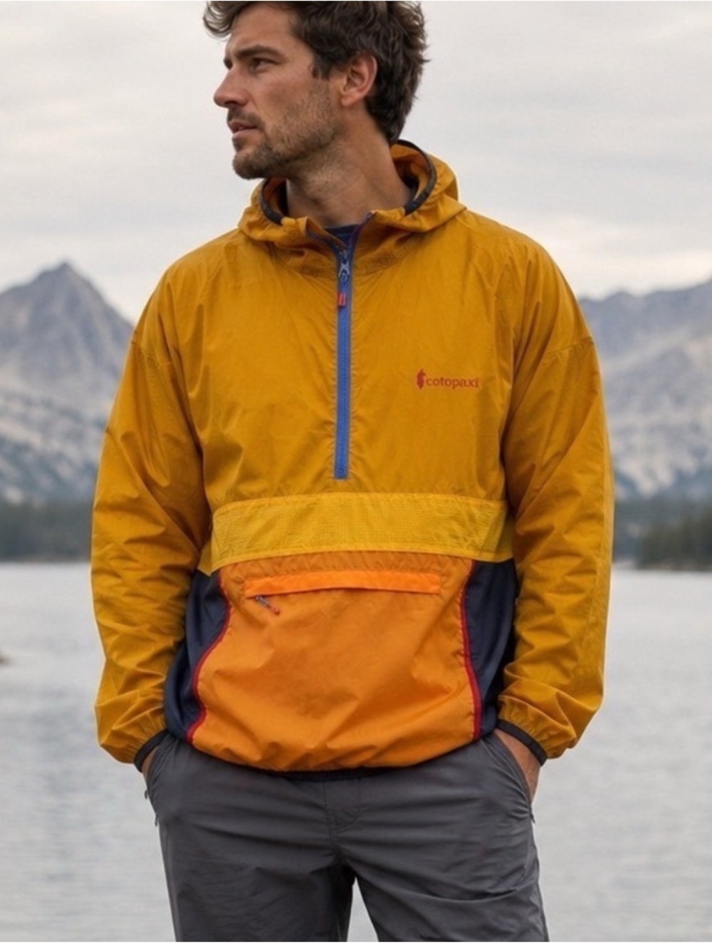 Cotopaxi Teca Half-Zip Ultralight Hooded Windbreaker Men's Size XXXL.  NWT